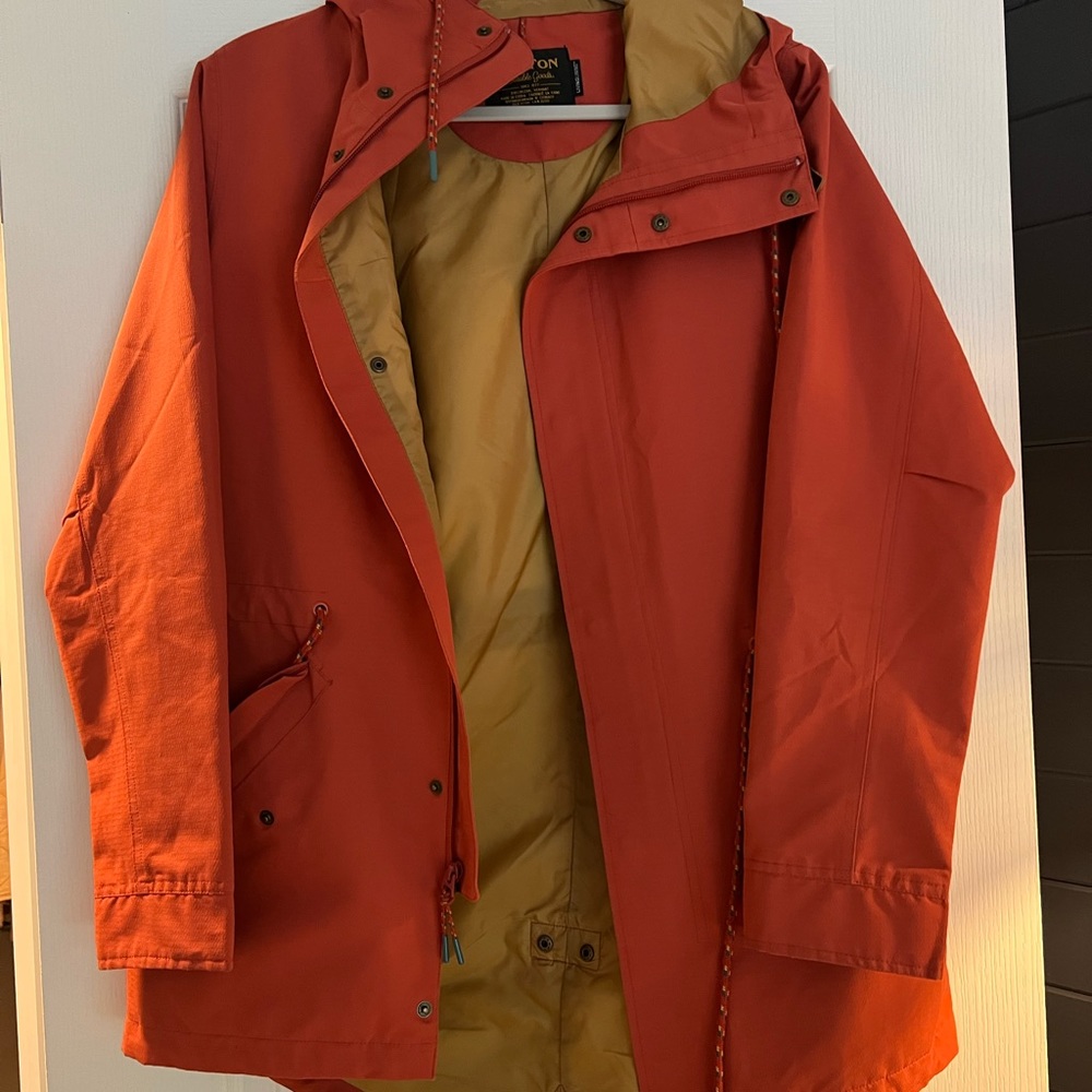 Burton Orange Jacket with Yellow Lining